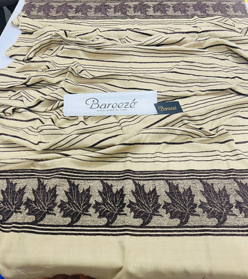 Ladies winter Special Velvet wool shawl-Brown