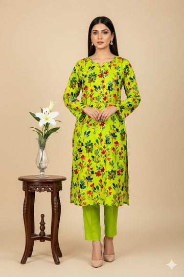 2pc Polo Cotton Unsititched suit -388