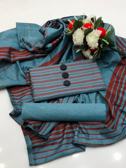 3PC Multani Susi khaadi lawn -09